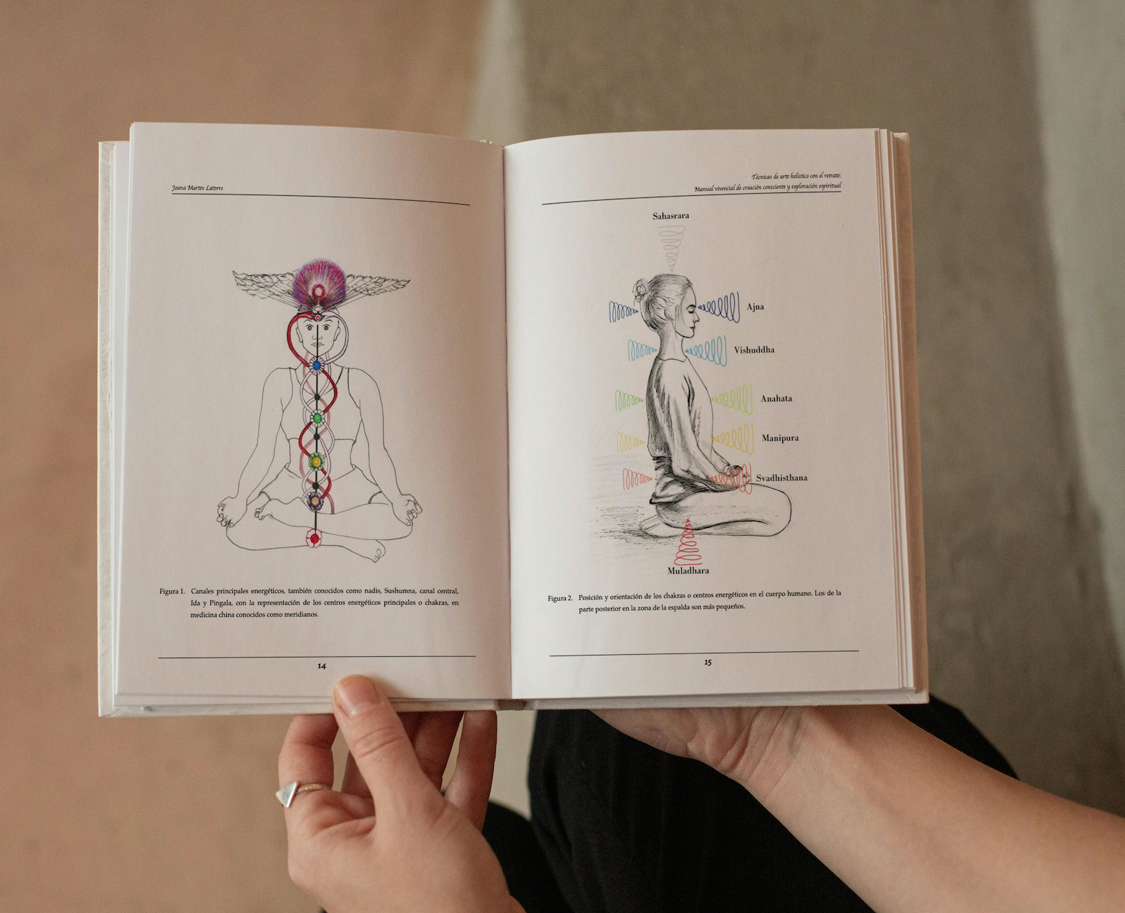 Interior de técnicas de arte holístico con el retrato